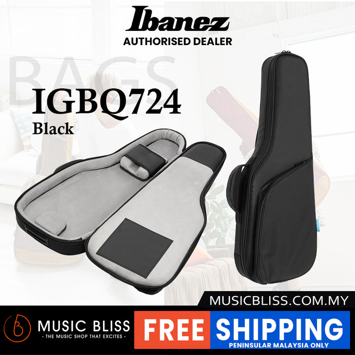Ibanez IGBQ724 PowerPad Ultra Gig Bag for Electric Guitar - Black