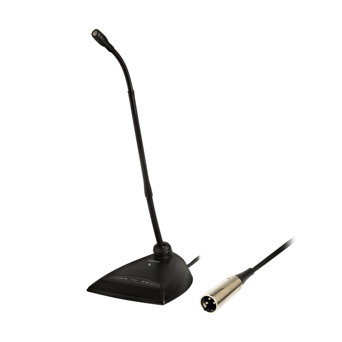 Shure MX412D/C 12 inch Cardioid Gooseneck Microphone with Desktop Base and Preamp