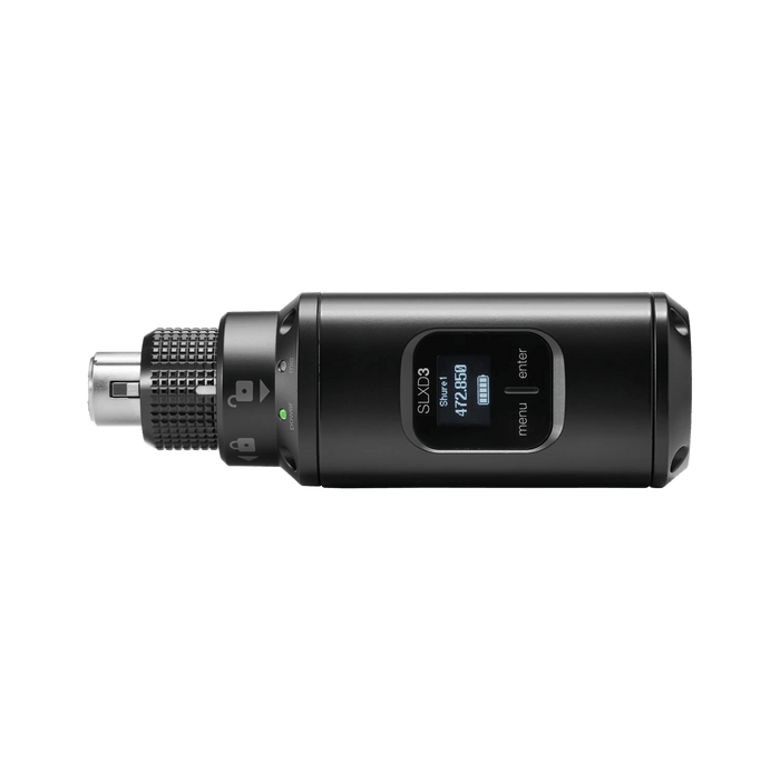 Shure SLXD3 Plug-On Digital Wireless Transmitter With XLR Connector