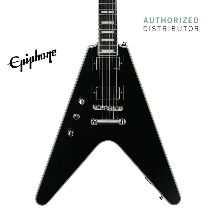 Epiphone Flying V Prophecy Left-handed Electric Guitar - Aged Jet Black Metallic