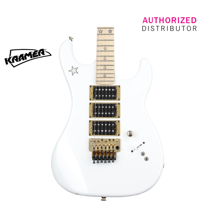 Kramer Jersey Star Electric Guitar with Premium Bag - White Pearl