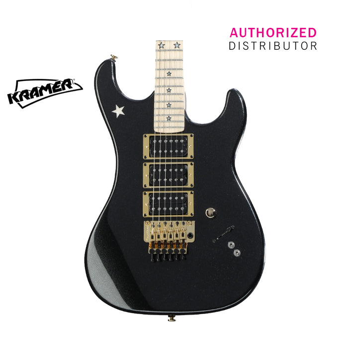 Kramer Jersey Star Electric Guitar with Premium Bag - Black Pearl
