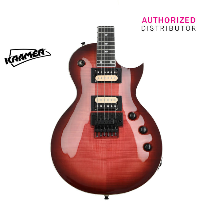 Kramer Assault Figured Electric Guitar with Premium Bag - Magenta Perimeter
