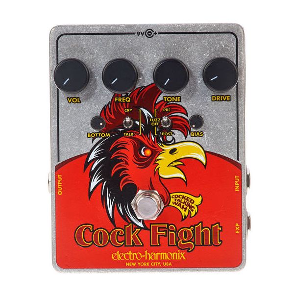 Electro Harmonix Cock Fight Cocked Talking Wah and Fuzz Pedal