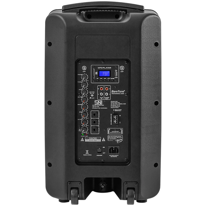 Baretone Audio MAX10HE 10" Portable Speaker