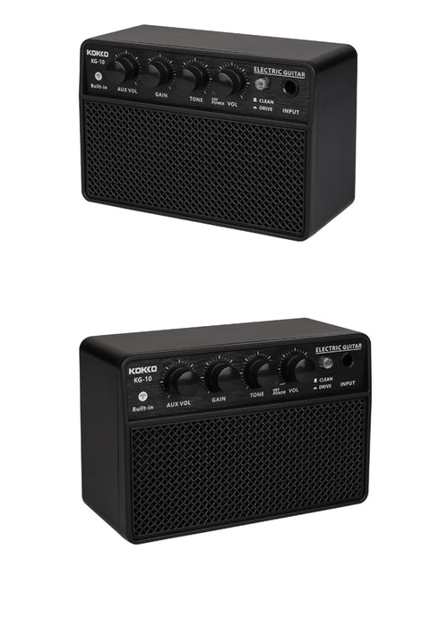 Kokko KG-10 Budget Beginner Portable Mini Modeling Electric Guitar Amp - 10W Rechargeable