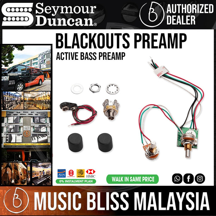 Seymour Duncan Blackout Active Bass Preamp - Music Bliss Malaysia
