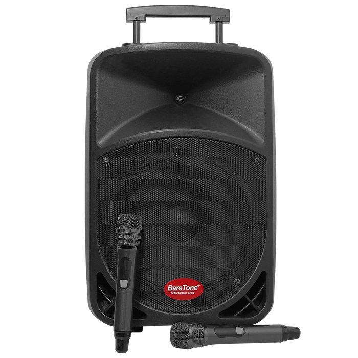 Baretone Audio BT3H1212BWR 12" Portable Speaker