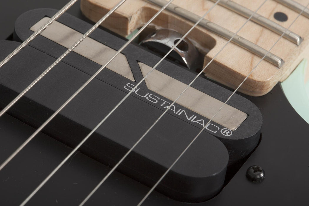 Schecter Sun Valley Super Shredder PT FR with Sustainiac - Sea Foam Green