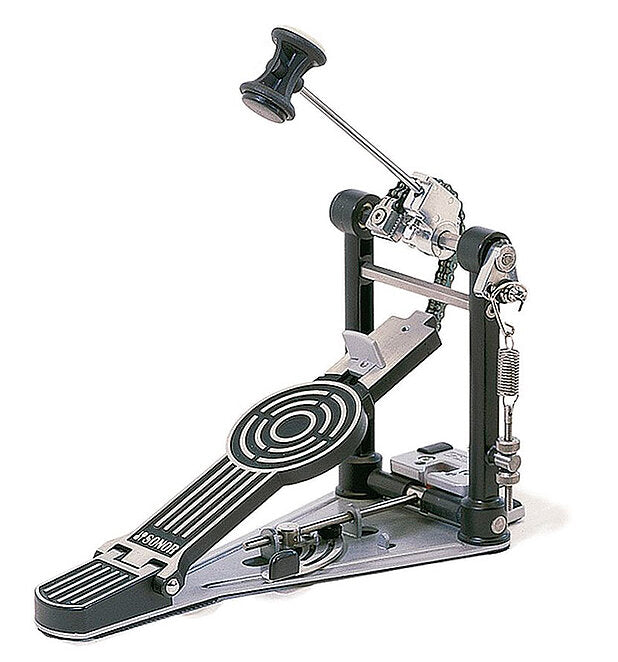 Sonor SP 673 Single Bass Drum Pedal, Double Chain, Base Plate, Smart Connect System with Docking Station with Bag