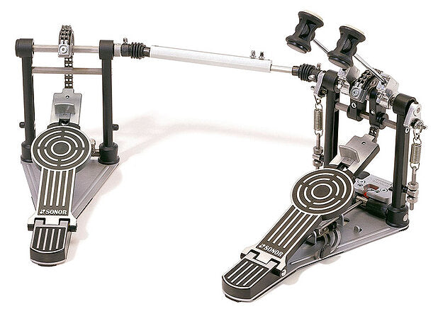 Sonor DP 672 Double Bass Drum Pedal, Double Chain, Base Plate, Smart Connect System with Docking Station with Bag