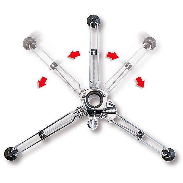 Sonor STS 676 MC Single Tom Stand, Double Braced, Omni-Ball Tom Arm, Independantly rotateable 3rd Leg