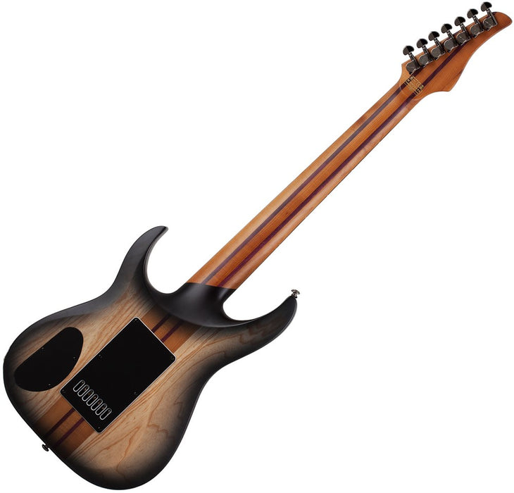 Schecter Banshee Mach-7 Evertune Left-Handed Electric Guitar - Fallout Burst
