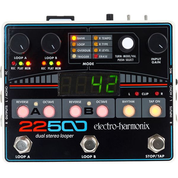 Electro Harmonix 22500 Dual Stereo Looper Pedal