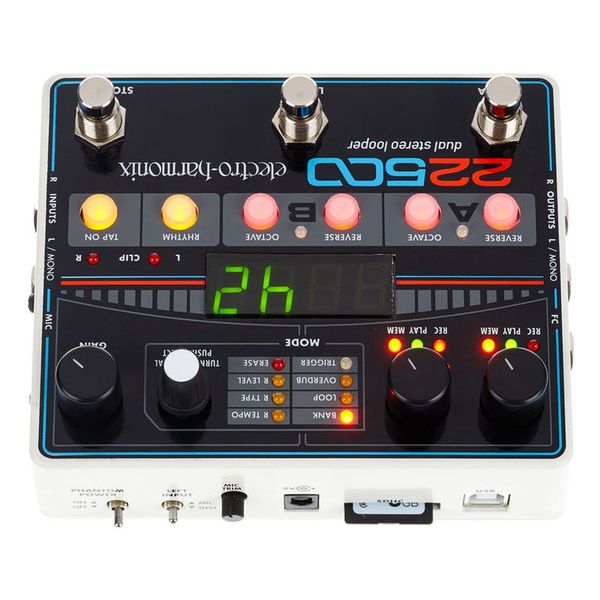 Electro Harmonix 22500 Dual Stereo Looper Pedal