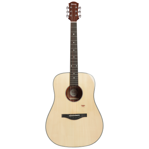 Trumon 150 D Solid Sitka Spruce top/Mahogany back and side Acoustic Guitar with Pickup - Natural