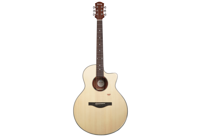Trumon 150 TF Solid Sitka Spruce top /Mahogany back and side Acoustic Guitar - Natural