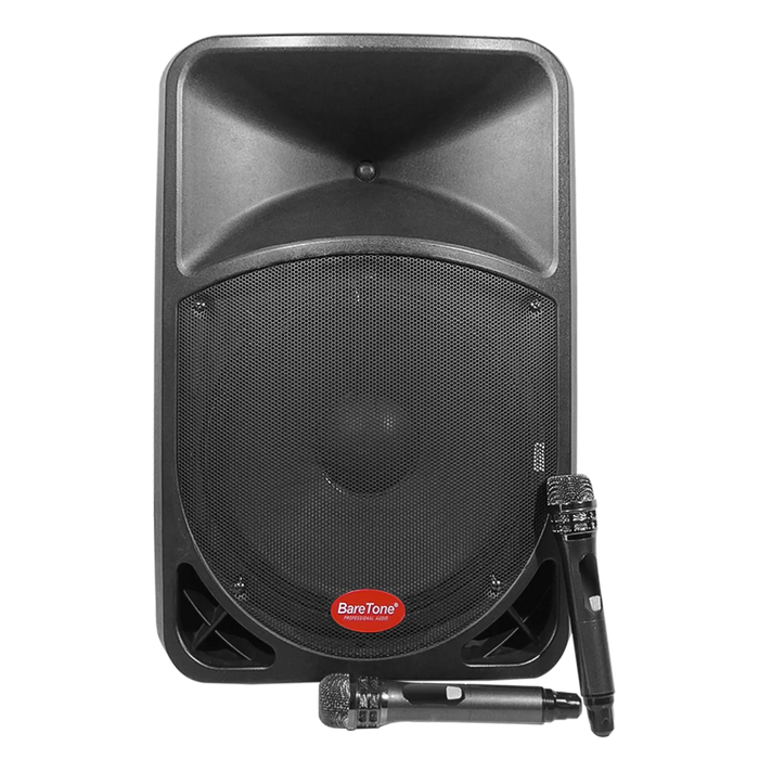 Baretone Audio BT3H1515BWR 15" Portable Speaker