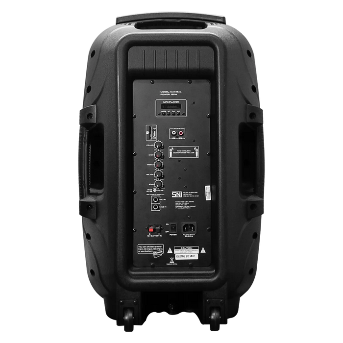 Baretone Audio MAX15AL 15" Portable Speaker