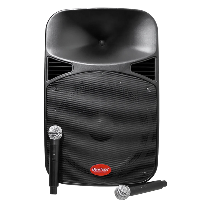 Baretone Audio MAX15MHWR 15" Portable Speaker