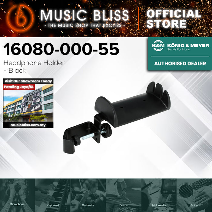 K&M 16080 Headphone Holder and Cable Hook