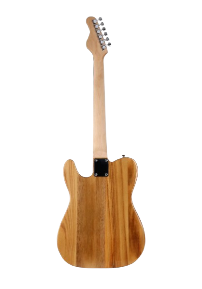Smiger S-G17-N Budget Beginner Electric Guitar - SS Tele Style Natural for Rock Kapak