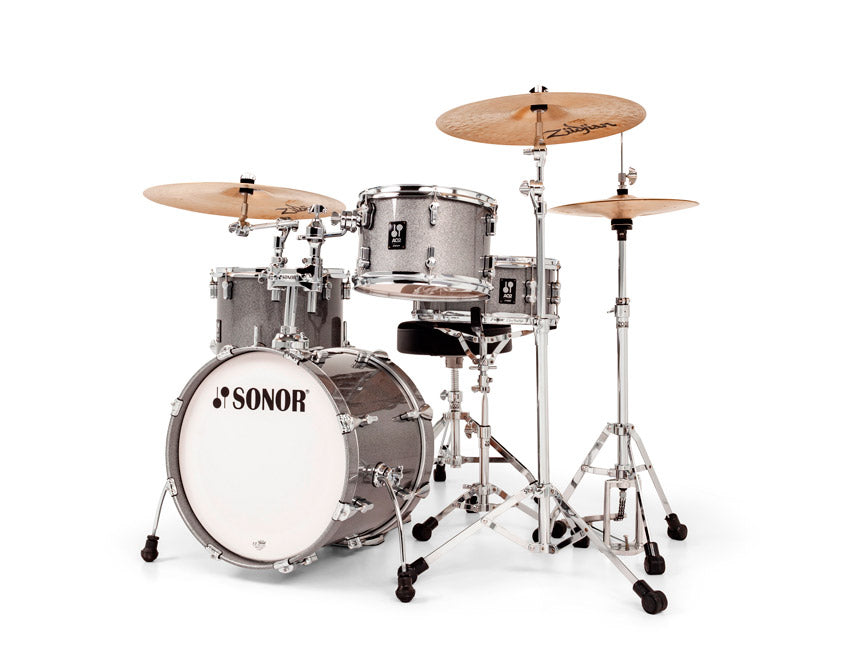 Sonor AQ2 BOP 4-Piece Acoustic Drum Set - 18 Inch Bass Drum - Titanium Quartz