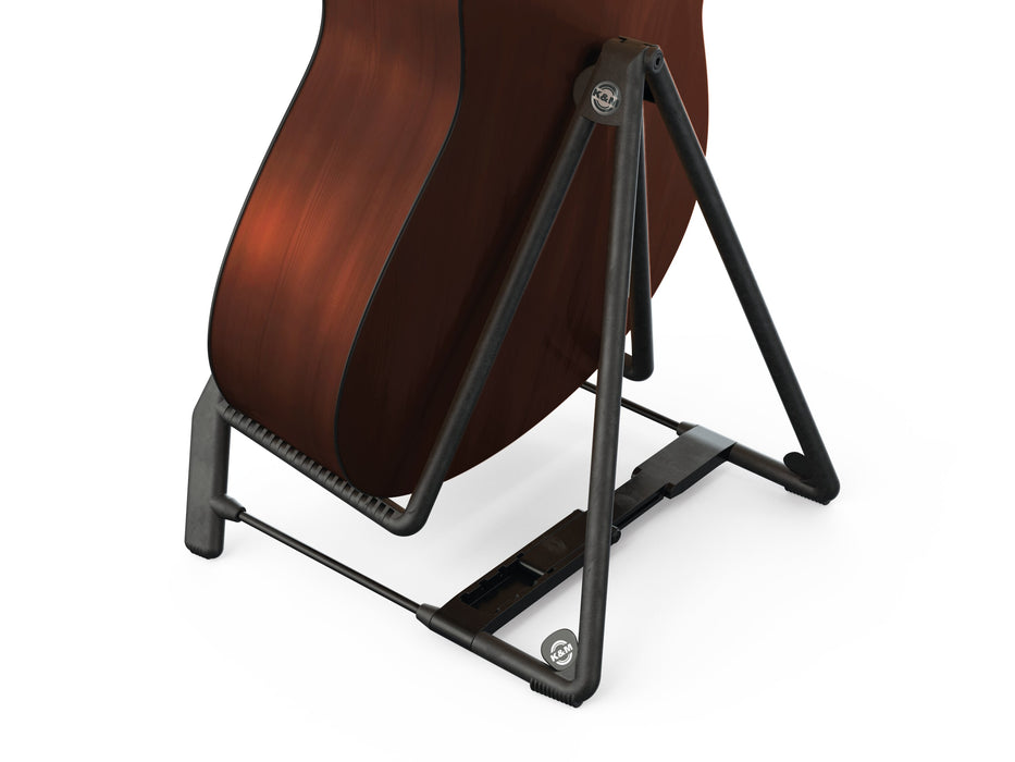 K&M 17580 Heli 2 Acoustic Guitar Stand - Black