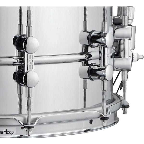 Sonor Kompressor Snare Drum 14" x 6.5", Steel, Chrome w/ 150th Ann. Badge