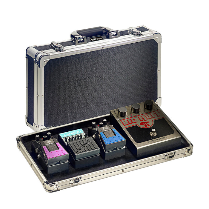 Stagg UPC-424 ABS Pedal Board Case fits Zoom R8, G3n, G3Xn and Mooer GE200 & GE150