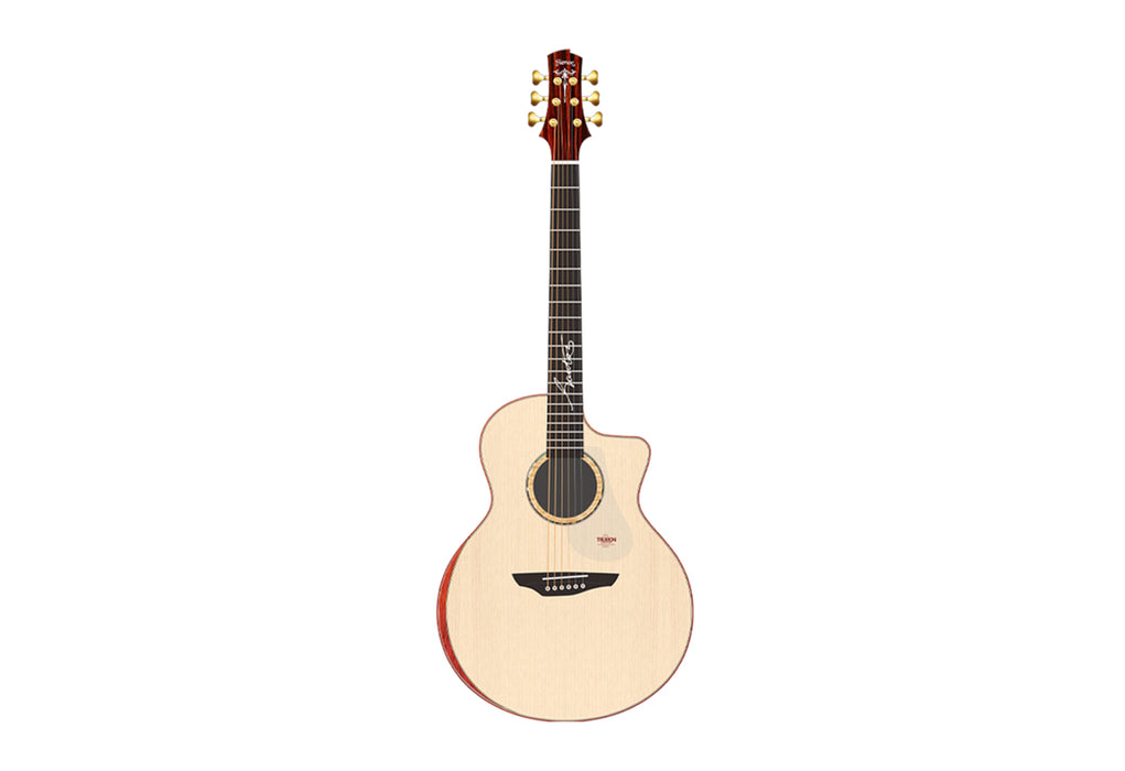 Trumon Santos 1852S All solid Germany Spruce and Santos Rosewood Acoustic Guitar with Pickup