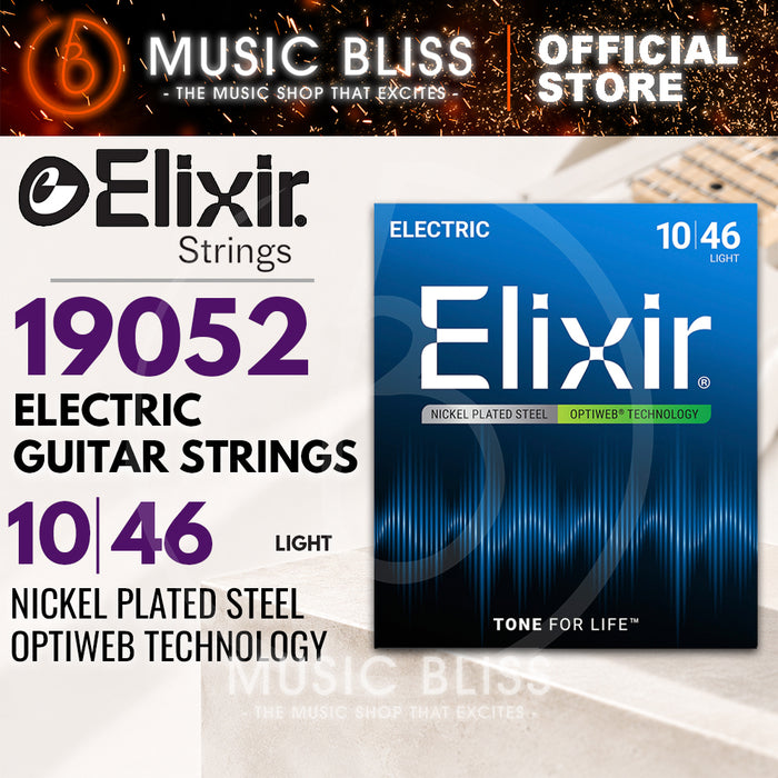 Elixir Strings Optiweb Electric Guitar Strings .010-.046 Light