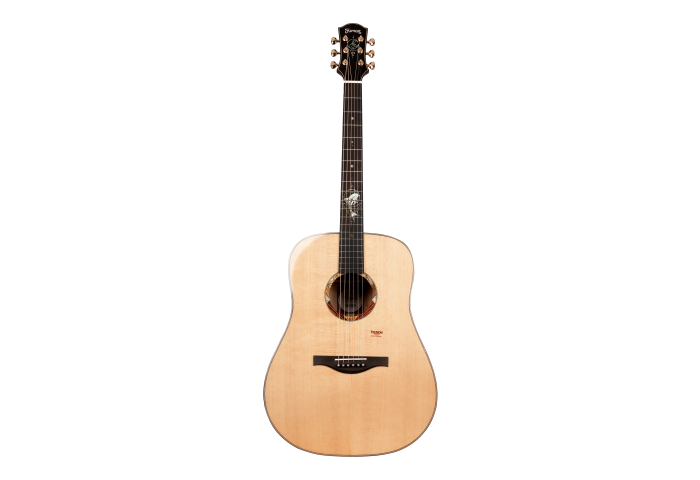 Trumon Dolphin 1955D All solid Sitka Spruce and Mahogany wood Acoustic Guitar with Pickup