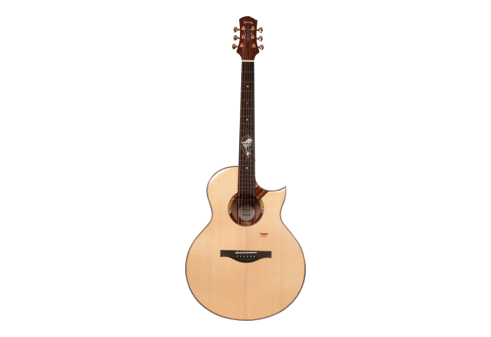Trumon Dolphin 1955TFL All solid Sitka Spruce and Mahogany wood Acoustic Guitar with Pickup