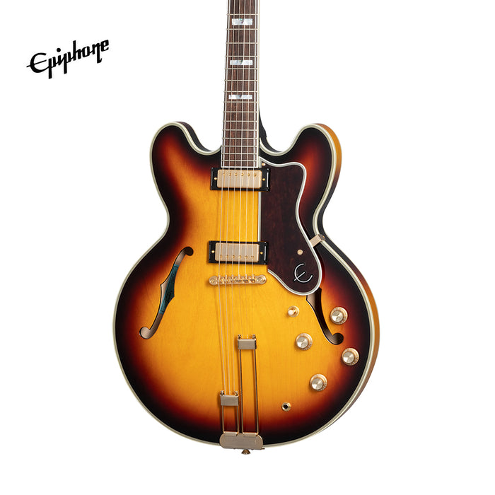 Epiphone Sheraton Frequensator Semi-hollowbody Electric Guitar - Vintage Sunburst - Music Bliss Malaysia