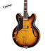 Epiphone Sheraton Frequensator Semi-hollowbody Left-handed Electric Guitar - Vintage Sunburst - Music Bliss Malaysia