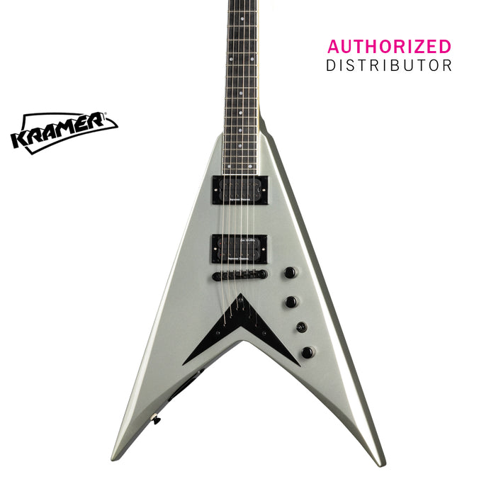 Kramer Dave Mustaine Vanguard Electric Guitar - Silver Metallic