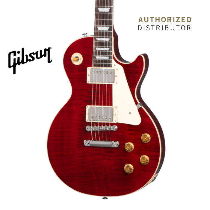 GIBSON LES PAUL STANDARD 50S FIGURED TOP ELECTRIC GUITAR - '60S CHERRY - Music Bliss Malaysia