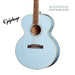 (Epiphone Inspired by Gibson Custom) Epiphone J-180 LS Acoustic-Electric Guitar - Frost Blue - Music Bliss Malaysia