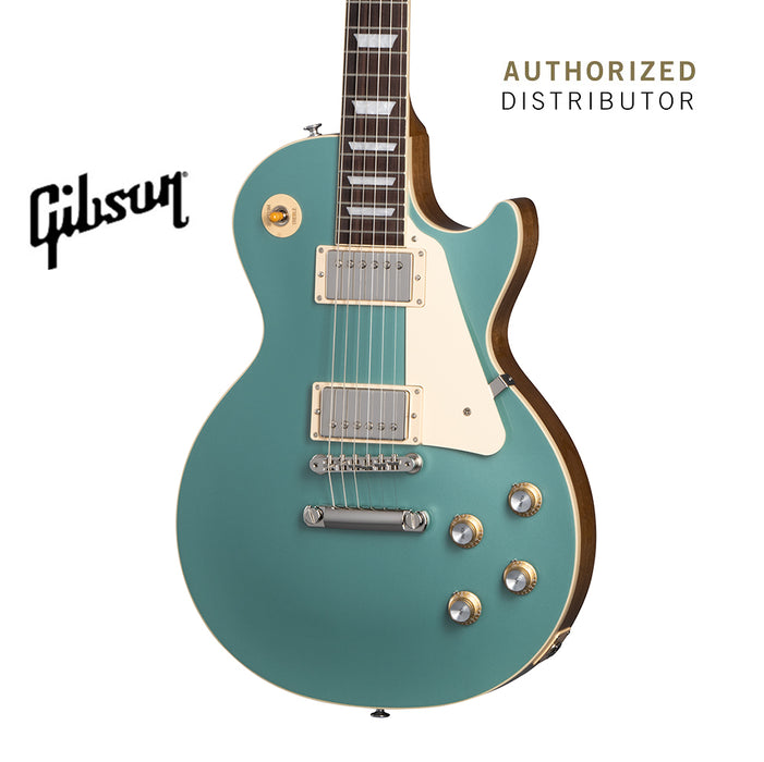 GIBSON LES PAUL STANDARD 60S PLAIN TOP ELECTRIC GUITAR - INVERNESS GREEN - Music Bliss Malaysia