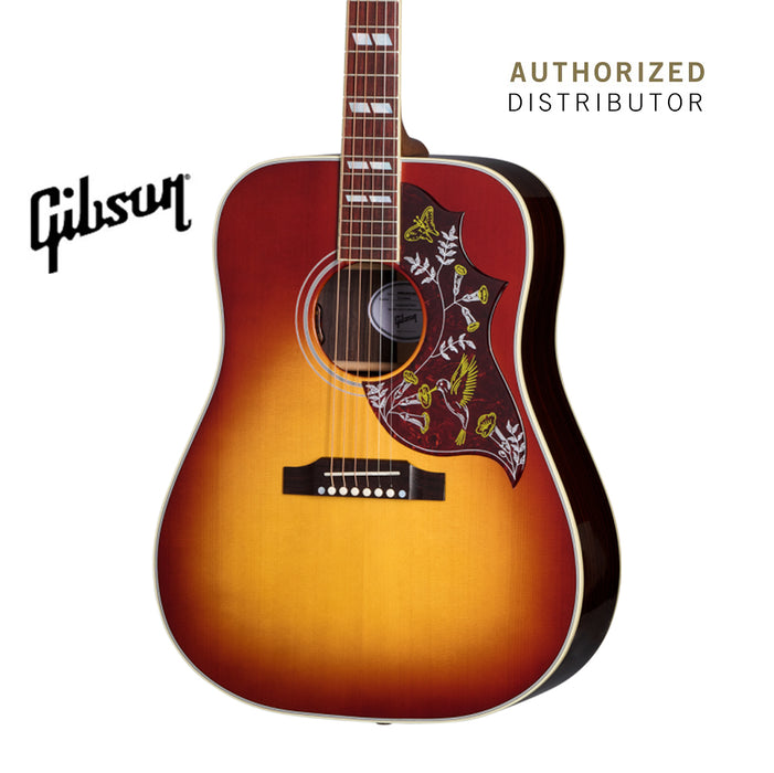 GIBSON ACOUSTIC HUMMINGBIRD STANDARD ROSEWOOD ACOUSTIC-ELECTRIC GUITAR - ROSEWOOD BURST - Music Bliss Malaysia
