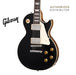 GIBSON LES PAUL STANDARD 50S PLAIN TOP ELECTRIC GUITAR - EBONY - Music Bliss Malaysia