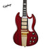 Epiphone Joe Bonamassa 1963 SG Custom Electric Guitar, Case Included - Dark Wine Red - Music Bliss Malaysia