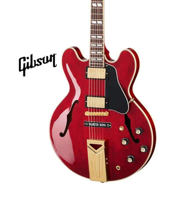 GIBSON MARCUS KING ES-345 SEMI-HOLLOWBODY ELECTRIC GUITAR - SIXTIES CHERRY