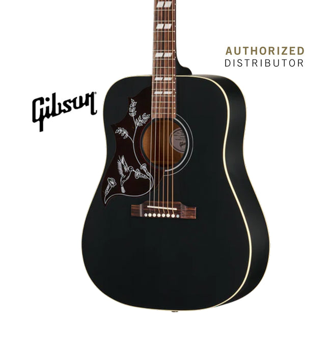 GIBSON ACOUSTIC HUMMINGBIRD SPECIAL LEFT-HANDED ACOUSTIC-ELECTRIC GUITAR - SATIN EBONY