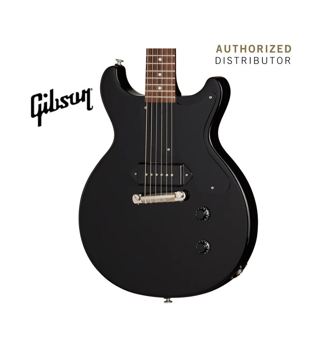 GIBSON LES PAUL JUNIOR DOUBLE CUT ELECTRIC GUITAR - EBONY
