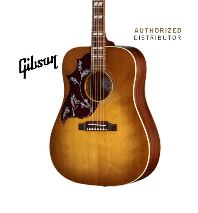 GIBSON ACOUSTIC HUMMINGBIRD SPECIAL LEFT-HANDED ACOUSTIC-ELECTRIC GUITAR - SATIN HONEY BURST