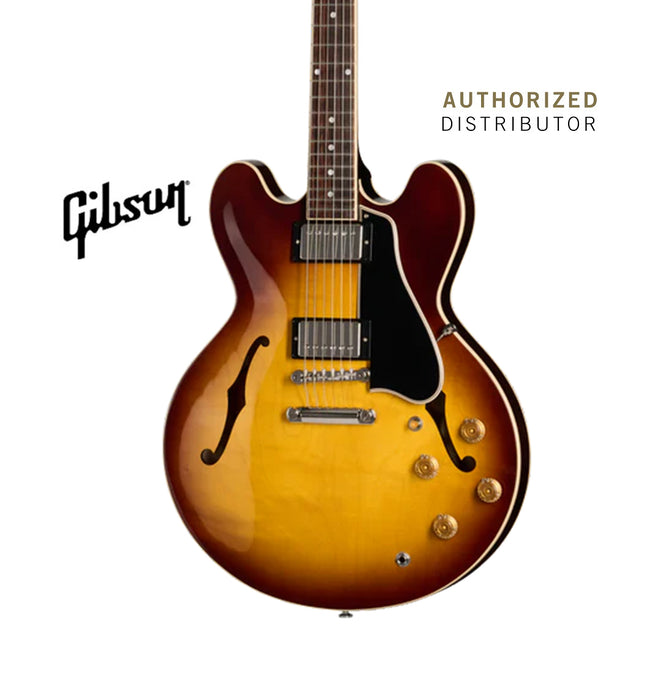 GIBSON ES-335 50S SEMI-HOLLOWBODY ELECTRIC GUITAR - VINTAGE TOBACCO BURST