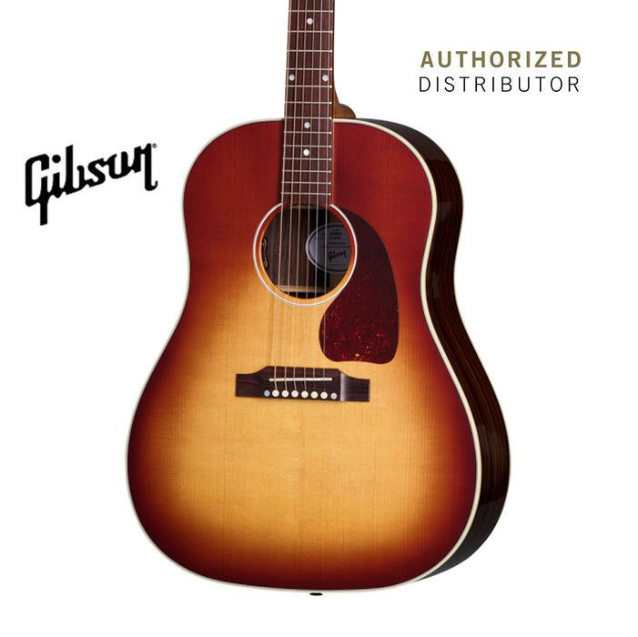 GIBSON ACOUSTIC J-45 STANDARD ROSEWOOD ACOUSTIC-ELECTRIC GUITAR - ROSEWOOD BURST - Music Bliss Malaysia