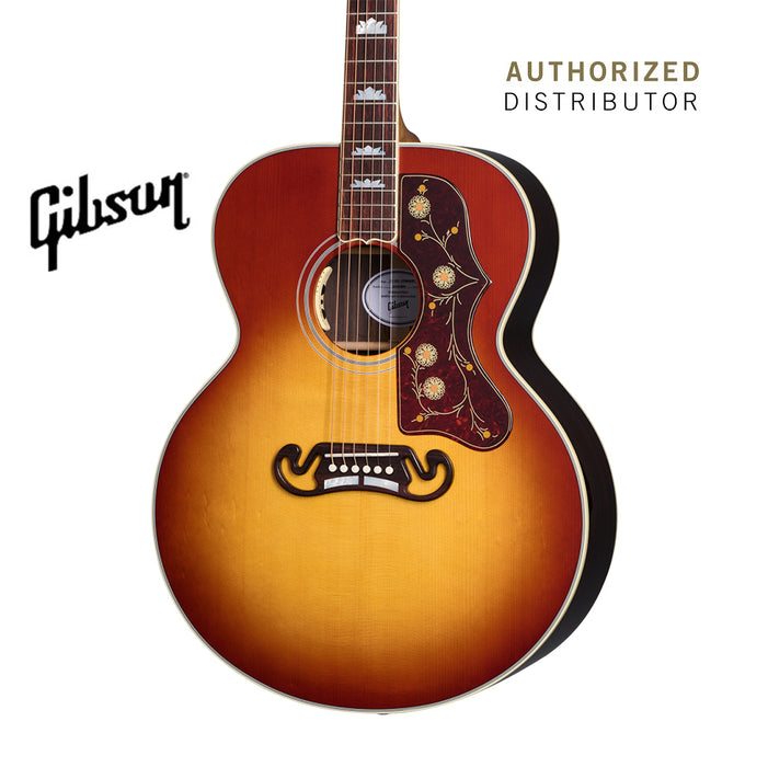 GIBSON ACOUSTIC SJ-200 STANDARD ROSEWOOD ACOUSTIC-ELECTRIC GUITAR - ROSEWOOD BURST - Music Bliss Malaysia